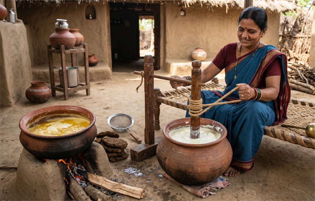 first churn south cow ghee